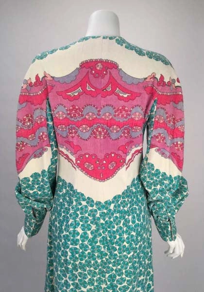 1960s Emilio Pucci Terry Cloth Multicolor Caftan