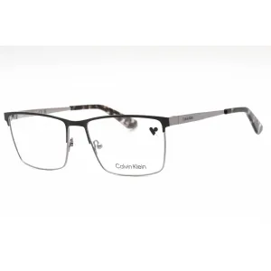 Calvin Klein Men's Eyeglasses - Black Gunmetal Metal Full Rim Frame | CK22102 001 Calvin Klein Eyeglasses