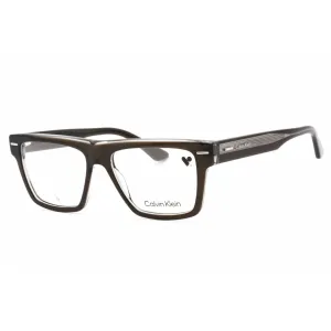 Calvin Klein Men's Eyeglasses - Grey Plastic Full Rim Rectangular Frame | CK23522 035 Calvin Klein Eyeglasses