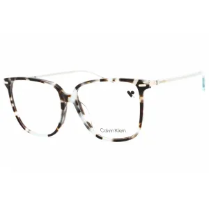 Calvin Klein Women's Eyeglasses - Aqua Tortoise Plastic Full Rim Frame | CK22543 444 Calvin Klein Eyeglasses