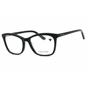 Calvin Klein Women's Eyeglasses - Black Acetate Cat Eye Full Rim Frame | CK19529 001 Calvin Klein Eyeglasses