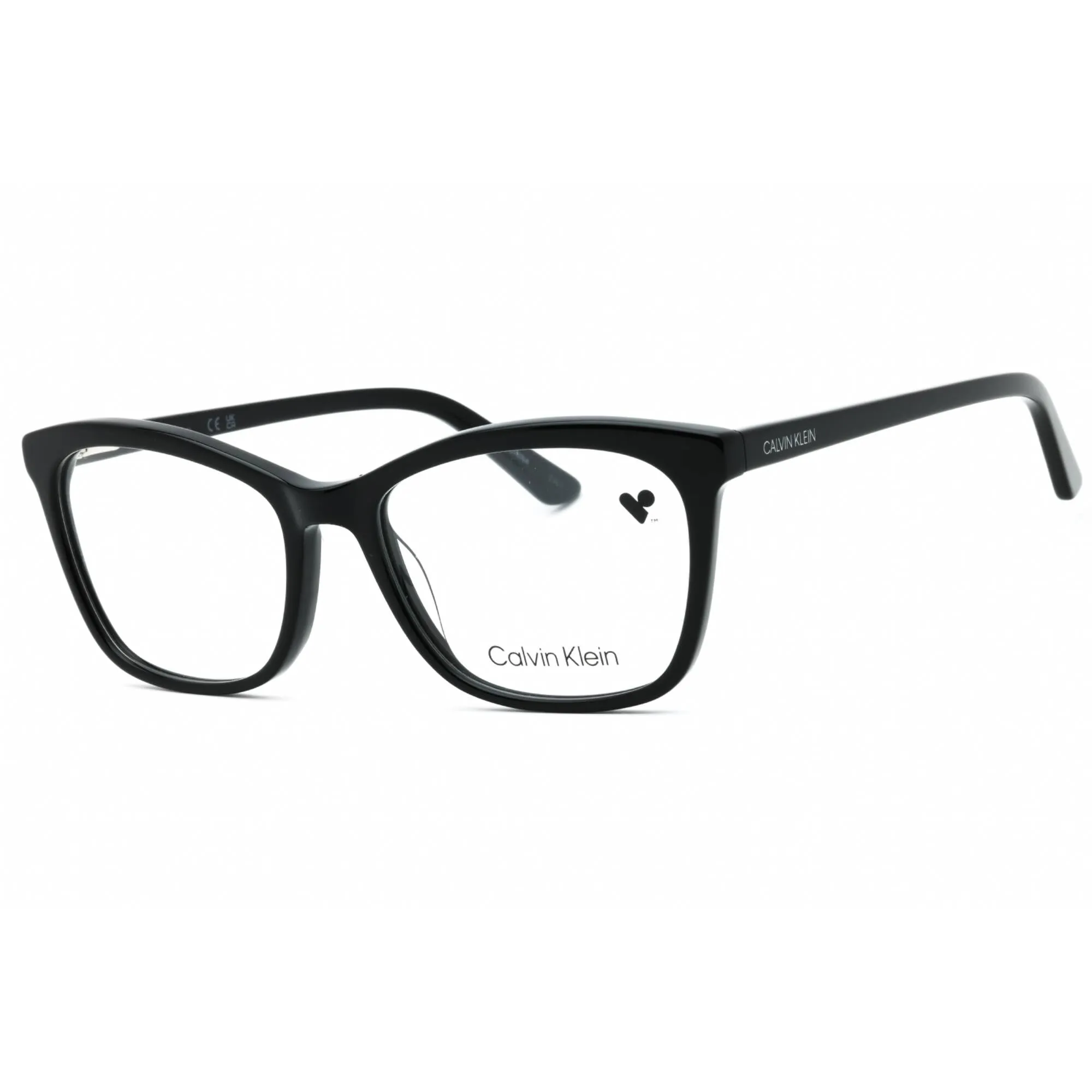 Calvin Klein Women's Eyeglasses - Black Acetate Cat Eye Full Rim Frame | CK19529 001 Calvin Klein Eyeglasses