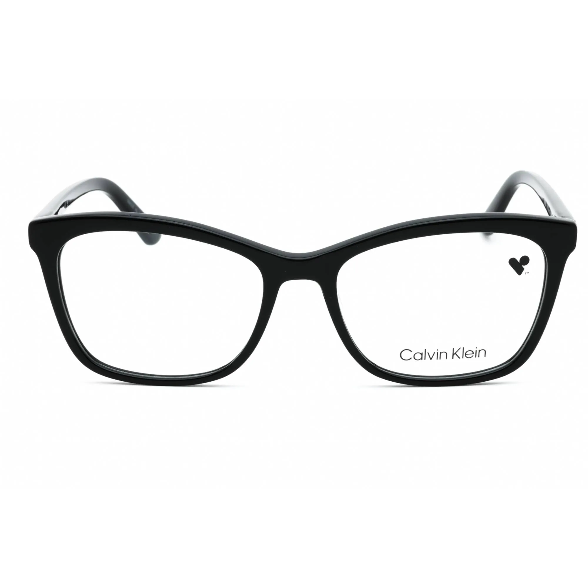 Calvin Klein Women's Eyeglasses - Black Acetate Cat Eye Full Rim Frame | CK19529 001 Calvin Klein Eyeglasses