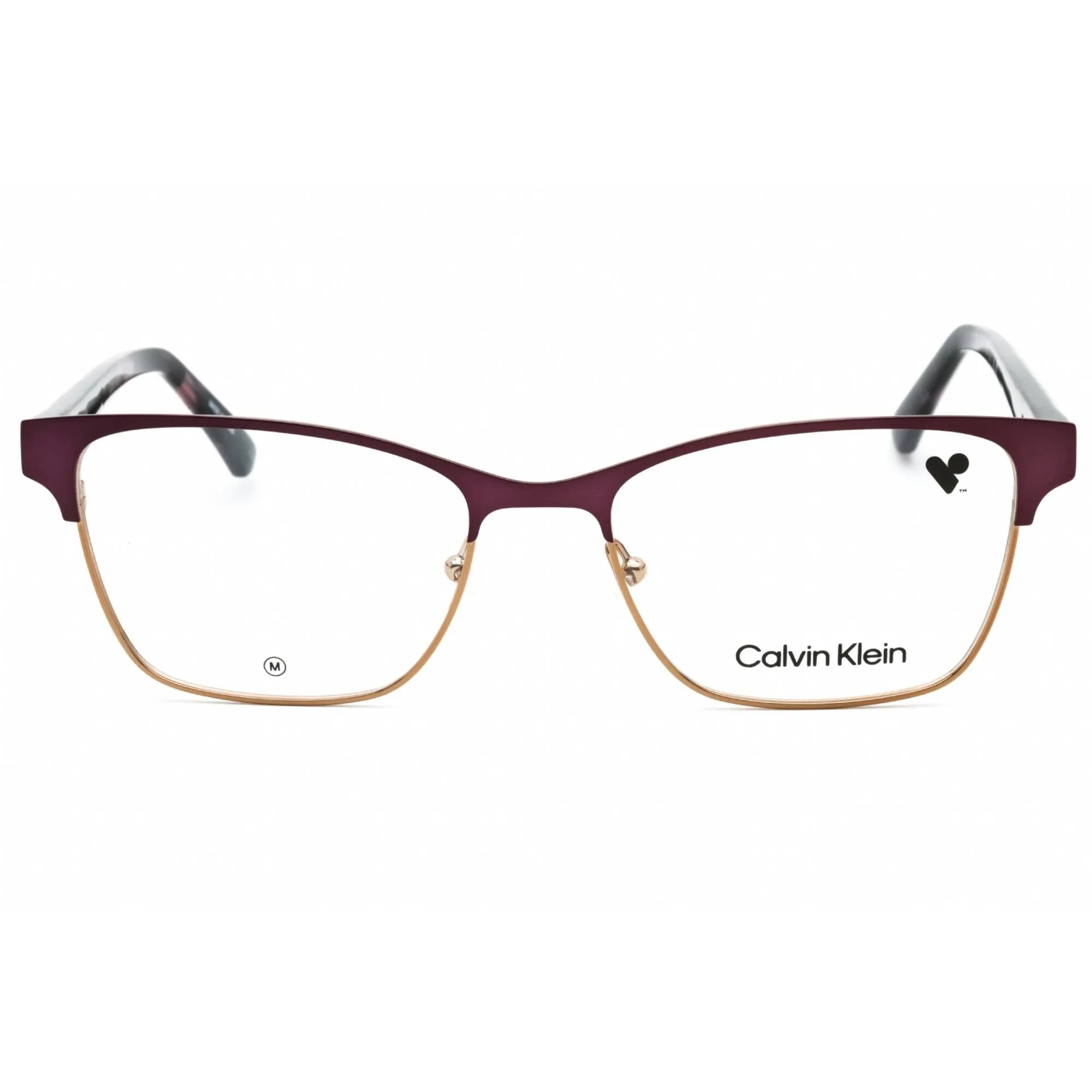 Calvin Klein Women's Eyeglasses - Cyclamen Metal Cat Eye Full Rim Frame | CK23107 610 Calvin Klein Eyeglasses