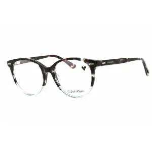 Calvin Klein Women's Eyeglasses - Full Rim Aqua Tortoise Plastic Round | CK21710 443 Calvin Klein Eyeglasses