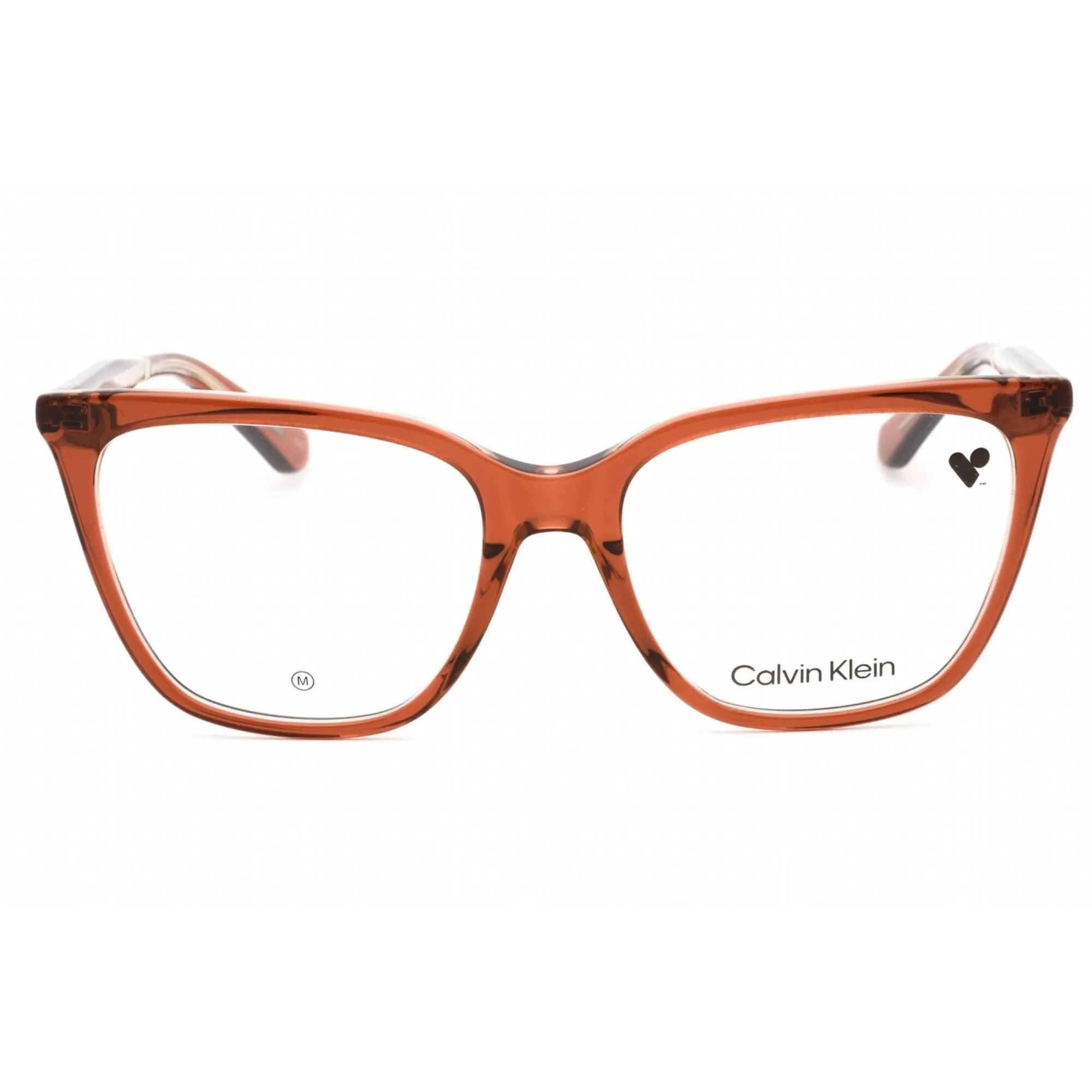 Calvin Klein Women's Eyeglasses - Rose Plastic Full Rim Frame Clear Lens | CK23513 601 Calvin Klein Eyeglasses