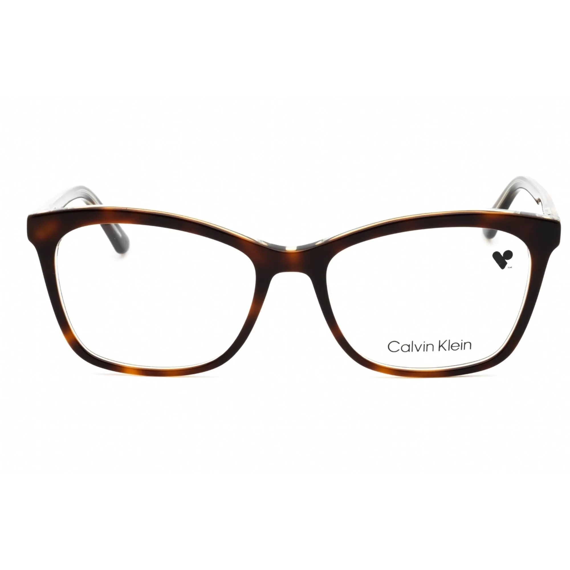 Calvin Klein Women's Eyeglasses - Soft Tortoise/Light Blue Cat Eye Frame | CK19529 251 Calvin Klein Eyeglasses