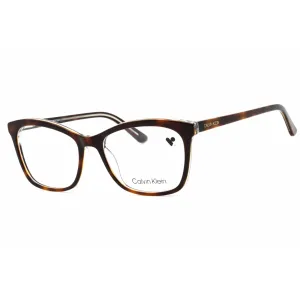 Calvin Klein Women's Eyeglasses - Soft Tortoise/Light Blue Cat Eye Frame | CK19529 251 Calvin Klein Eyeglasses