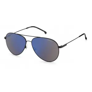 Carrera Unisex Sunglasses - Matte Black Metal Full Rim Aviator Frame | 2031T/S 0003/XT Carrera Sunglasses