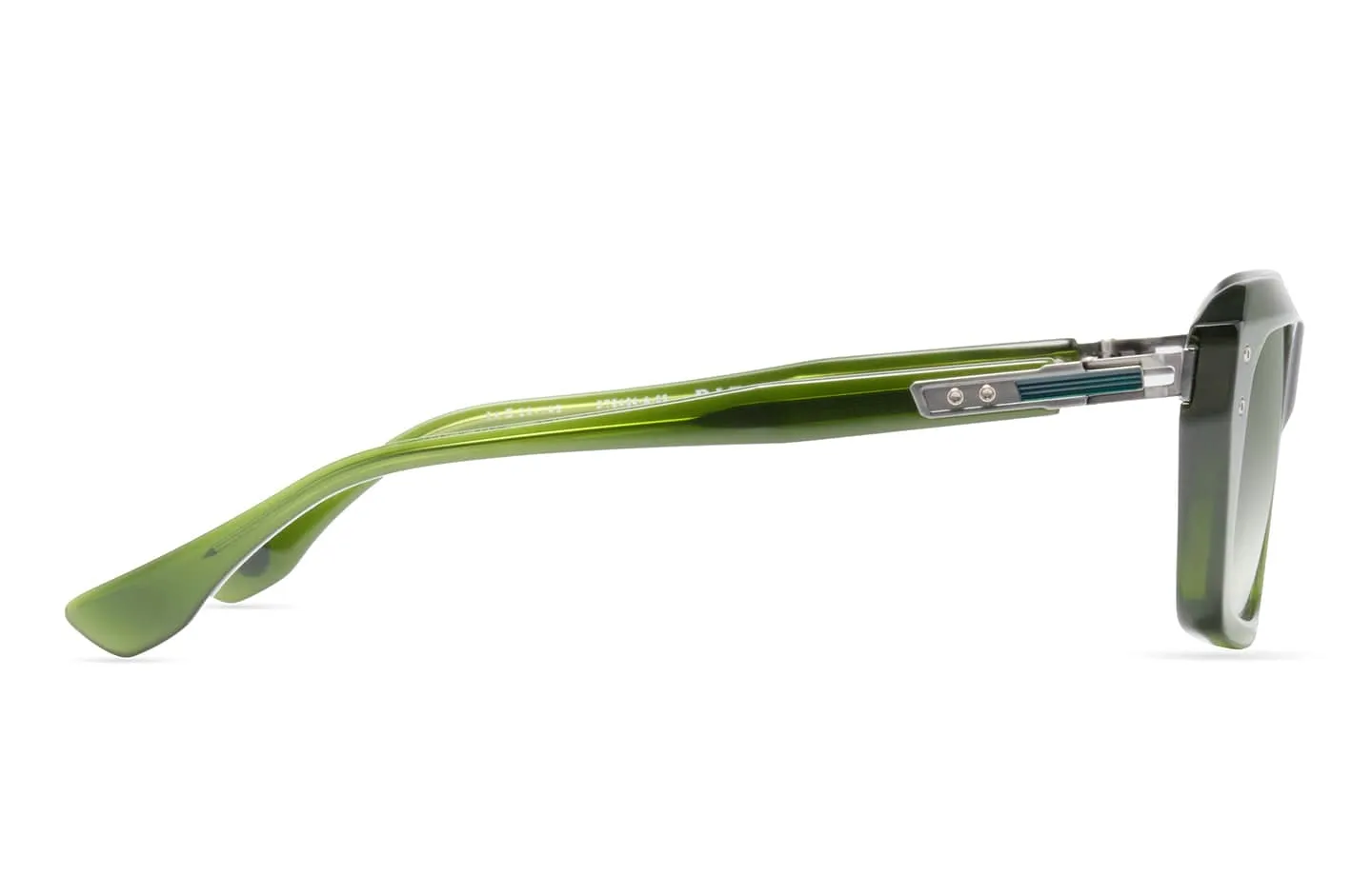 Grandmaster nine DTS464-A-03 antique silver/green gradient lens