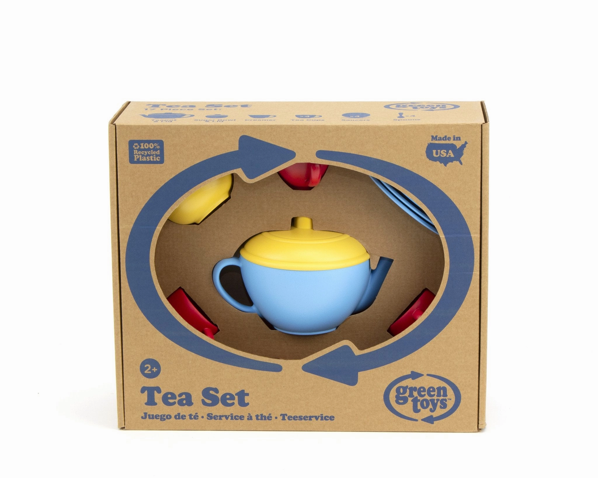 Green Toys Tea Set - Blue