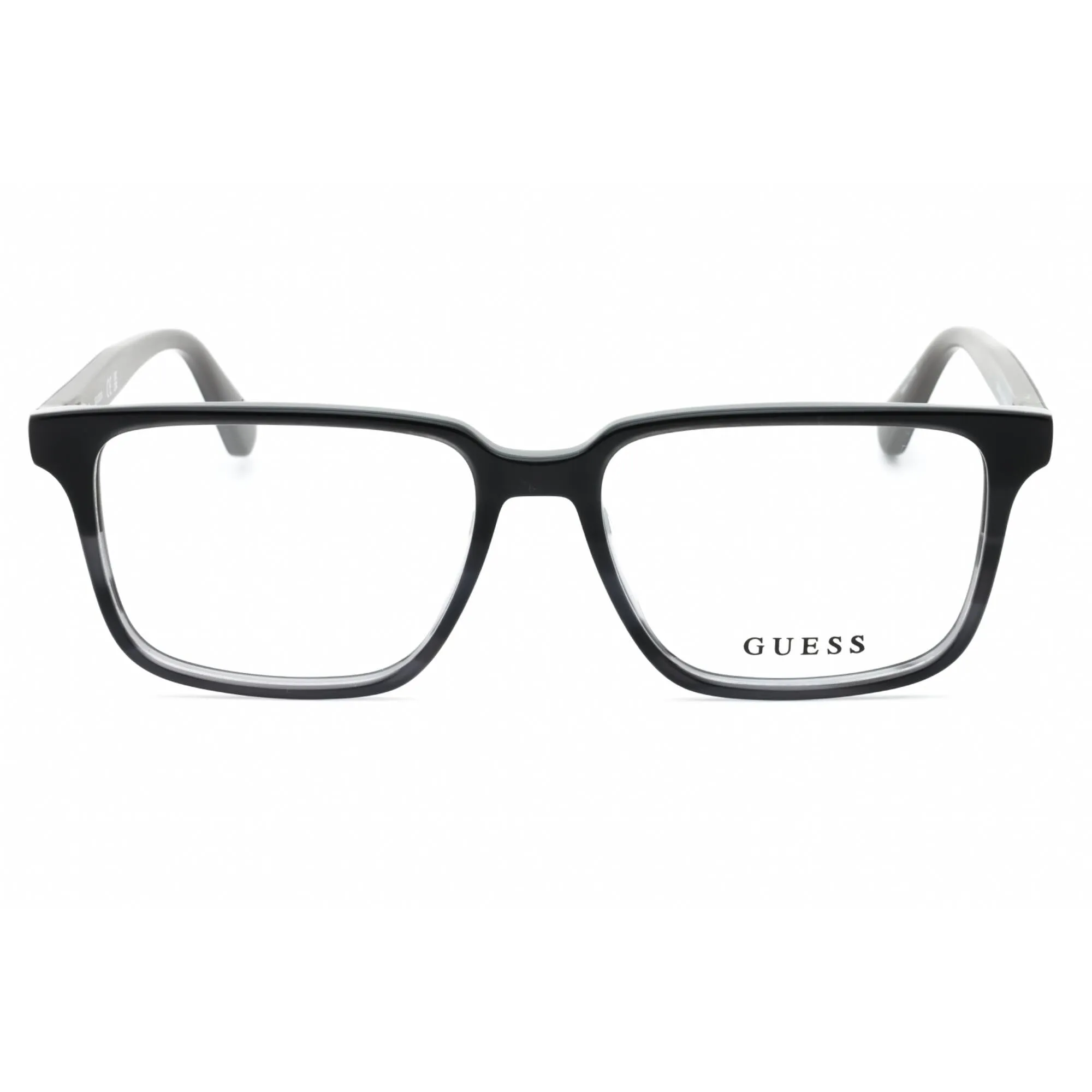 Guess Men's Eyeglasses - Grey/Other Acetate Square Shape Full Rim Frame | GU50047 020 Guess Eyeglasses