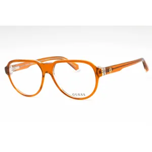 Guess Men's Eyeglasses - Orange/Other Plastic Full Rim Frame | GU50090 044 Guess Eyeglasses