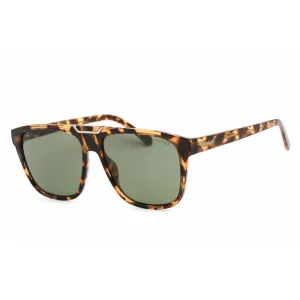 Guess Men's Sunglasses - Full Rim Blonde Havana Plastic Square Frame | GU00056 53N Guess Sunglasses