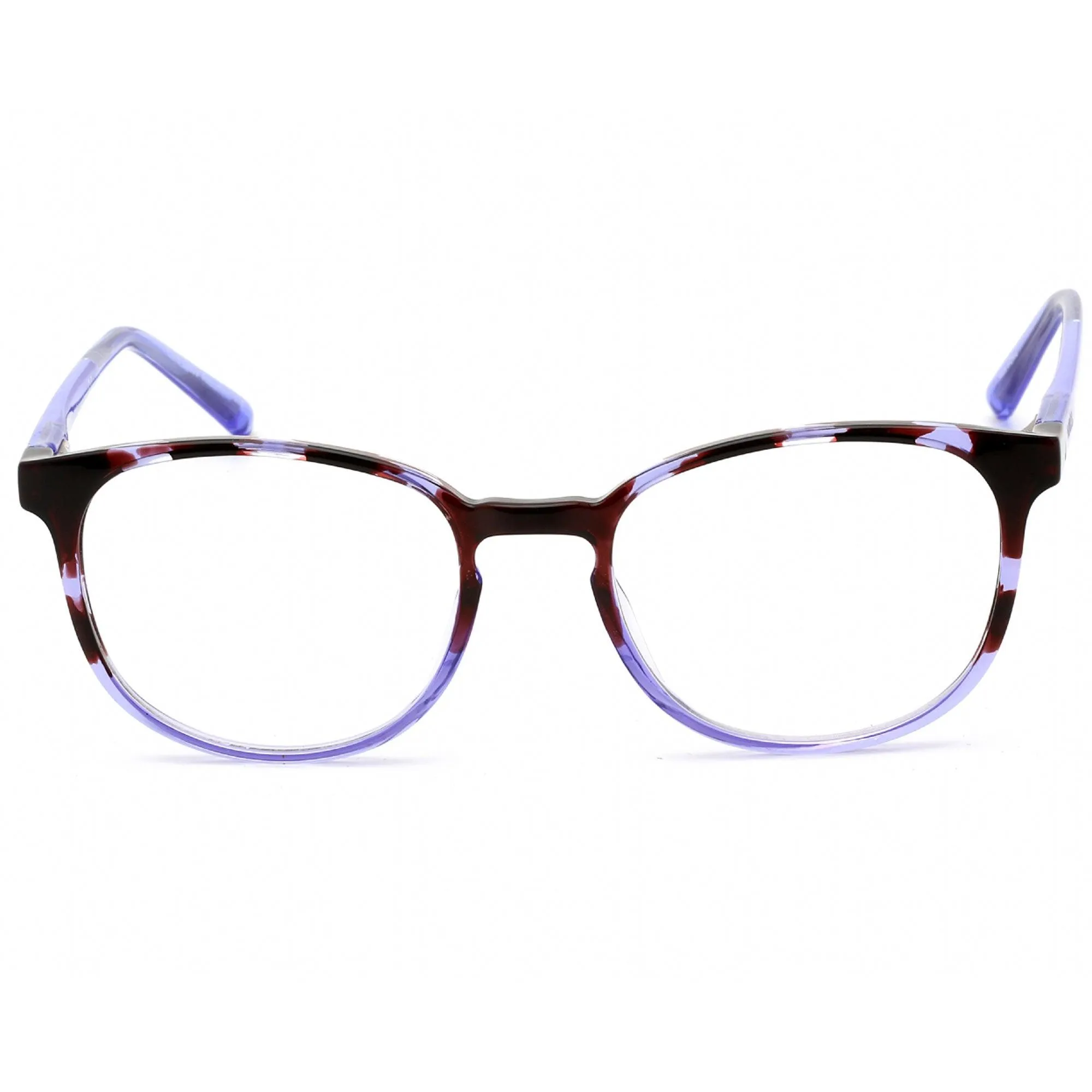 Guess Unisex Eyeglasses - Clear Lens Violet Plastic Full Rim Frame | GU3009 083 Guess Eyeglasses