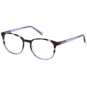 Guess Unisex Eyeglasses - Clear Lens Violet Plastic Full Rim Frame | GU3009 083 Guess Eyeglasses
