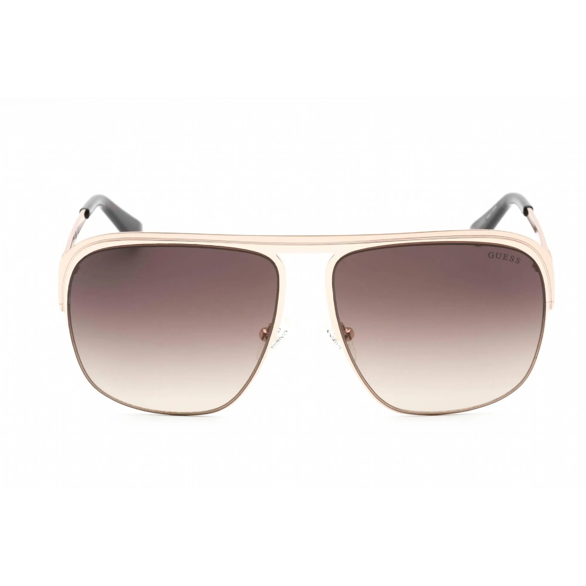 Guess unisex Sunglasses - Adjustable Nose Pads Gold Metal Square Frame | GU5225 32F Guess Sunglasses