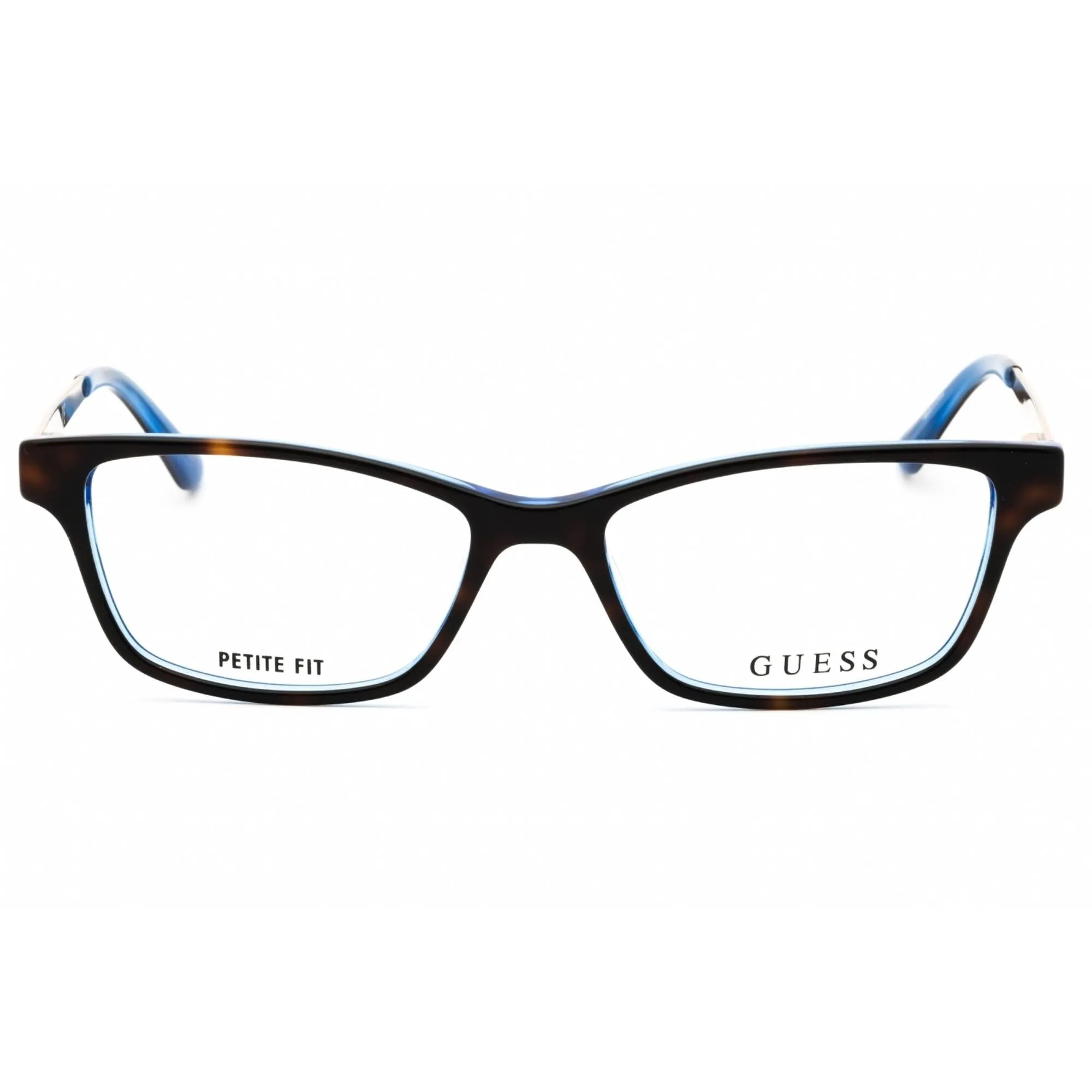 Guess Women's Eyeglasses - Dark Havana Acetate Rectangular 50mm Frame | GU2538 052 Guess Eyeglasses