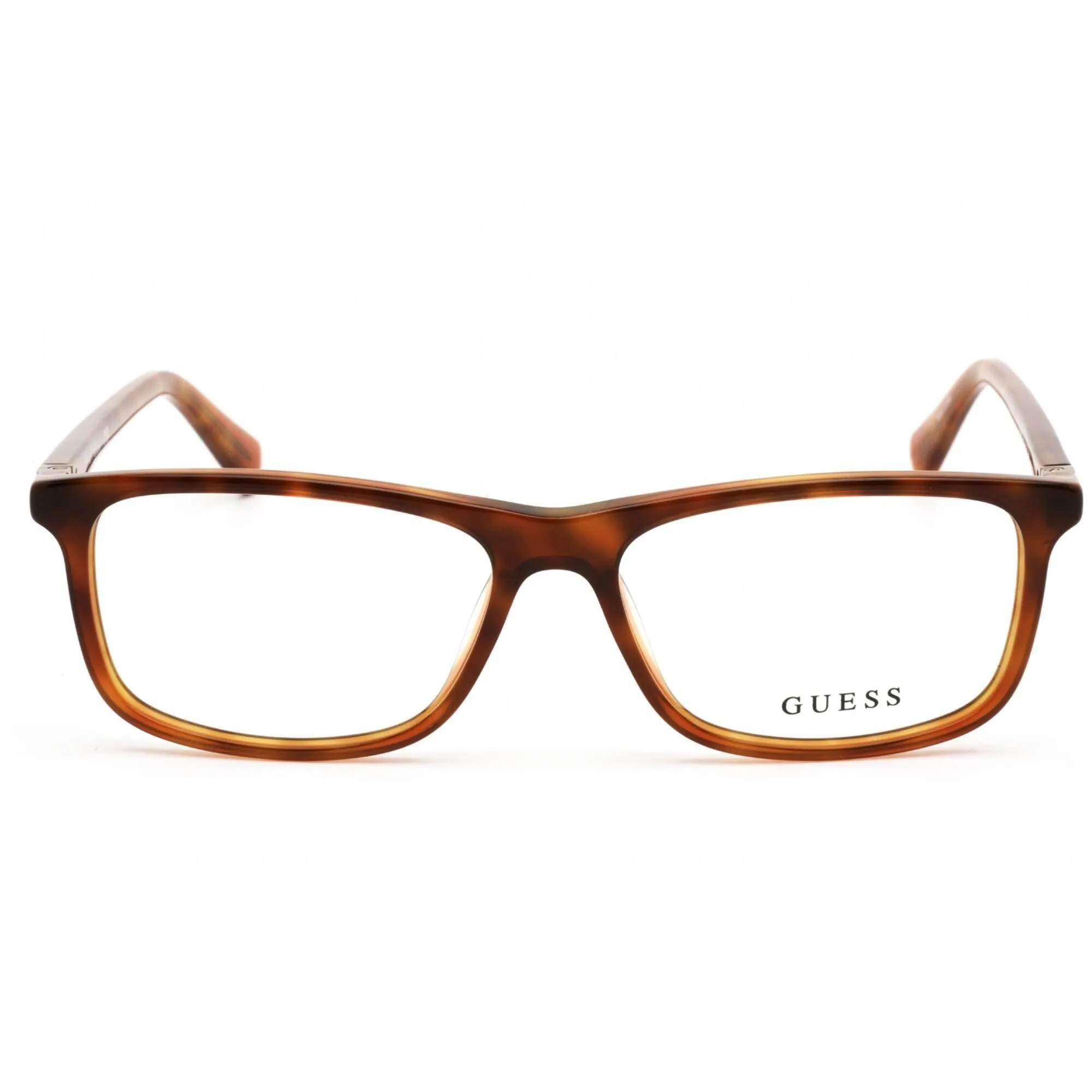 Guess Women's Eyeglasses - Full Rim Blonde Havana Rectangular Plastic | GU50054 053 Guess Eyeglasses