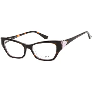 Guess Women's Eyeglasses - Full Rim Havana and Purple Cat Eye Frame | GU2747 056 Guess Eyeglasses