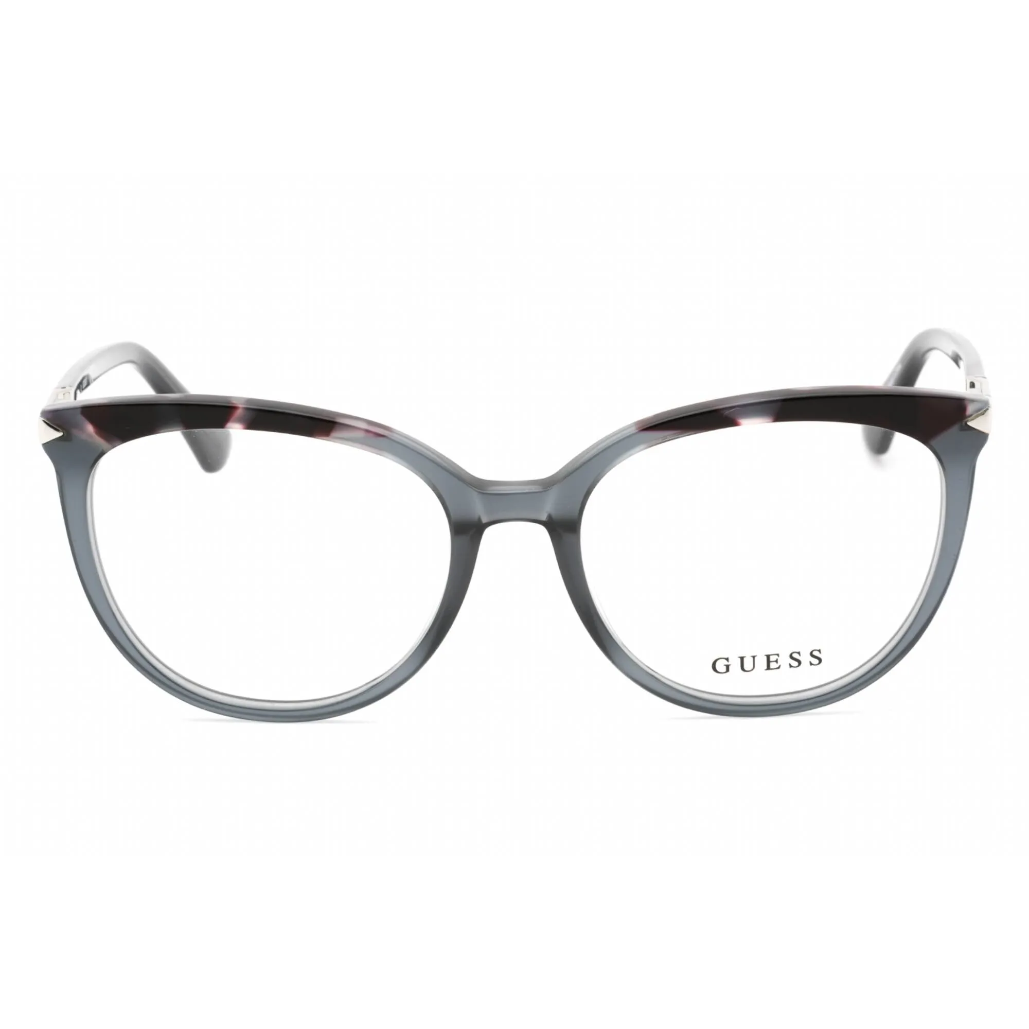 Guess Women's Eyeglasses - Grey/Other Plastic Full Rim Cat Eye Frame | GU2881 020 Guess Eyeglasses