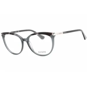 Guess Women's Eyeglasses - Grey/Other Plastic Full Rim Cat Eye Frame | GU2881 020 Guess Eyeglasses