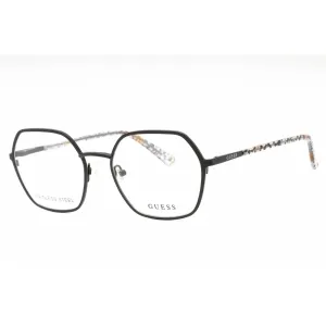 Guess Women's Eyeglasses - Matte Black Metal Geometric Full Rim Frame | GU2912 002 Guess Eyeglasses
