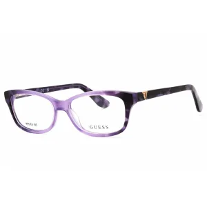 Guess Women's Eyeglasses - Violet/Other Rectangular Full Rim Frame | GU2948 083 Guess Eyeglasses