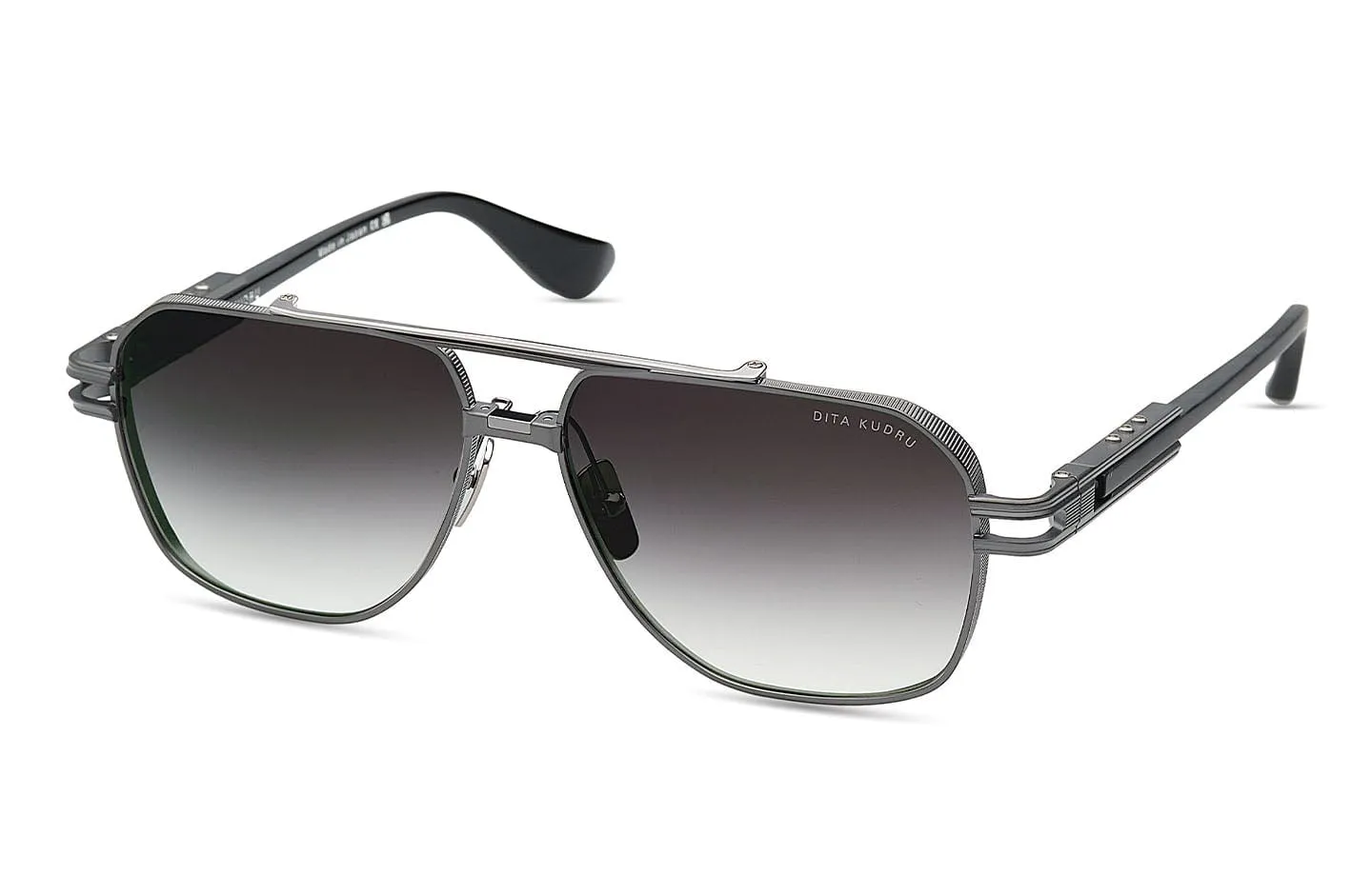 Kudro  DTS436-A-02 Black iron/grey gradient lens