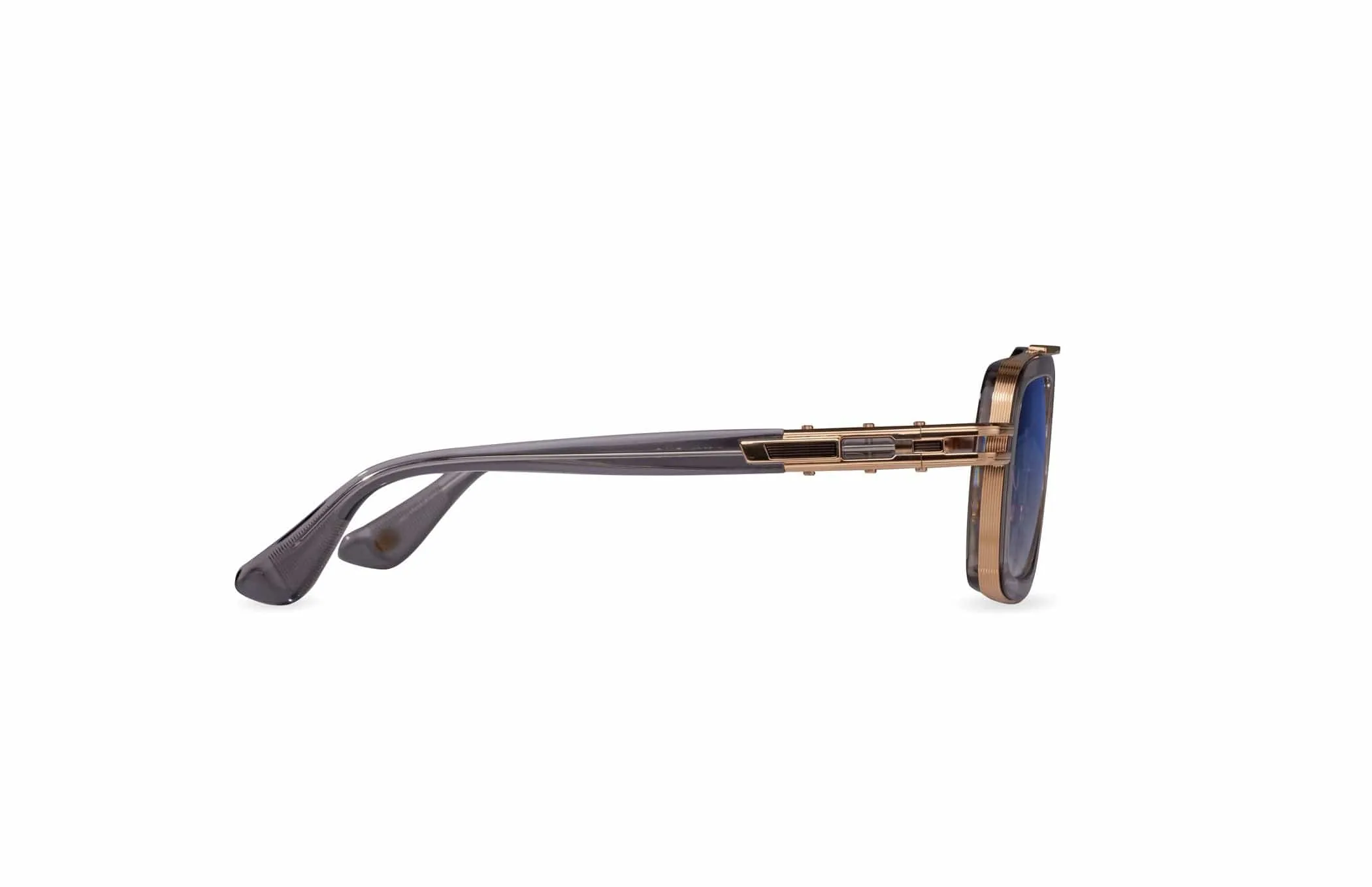 LXN-Evo 403 A-02  crystal grey & white gold grey gradient lens