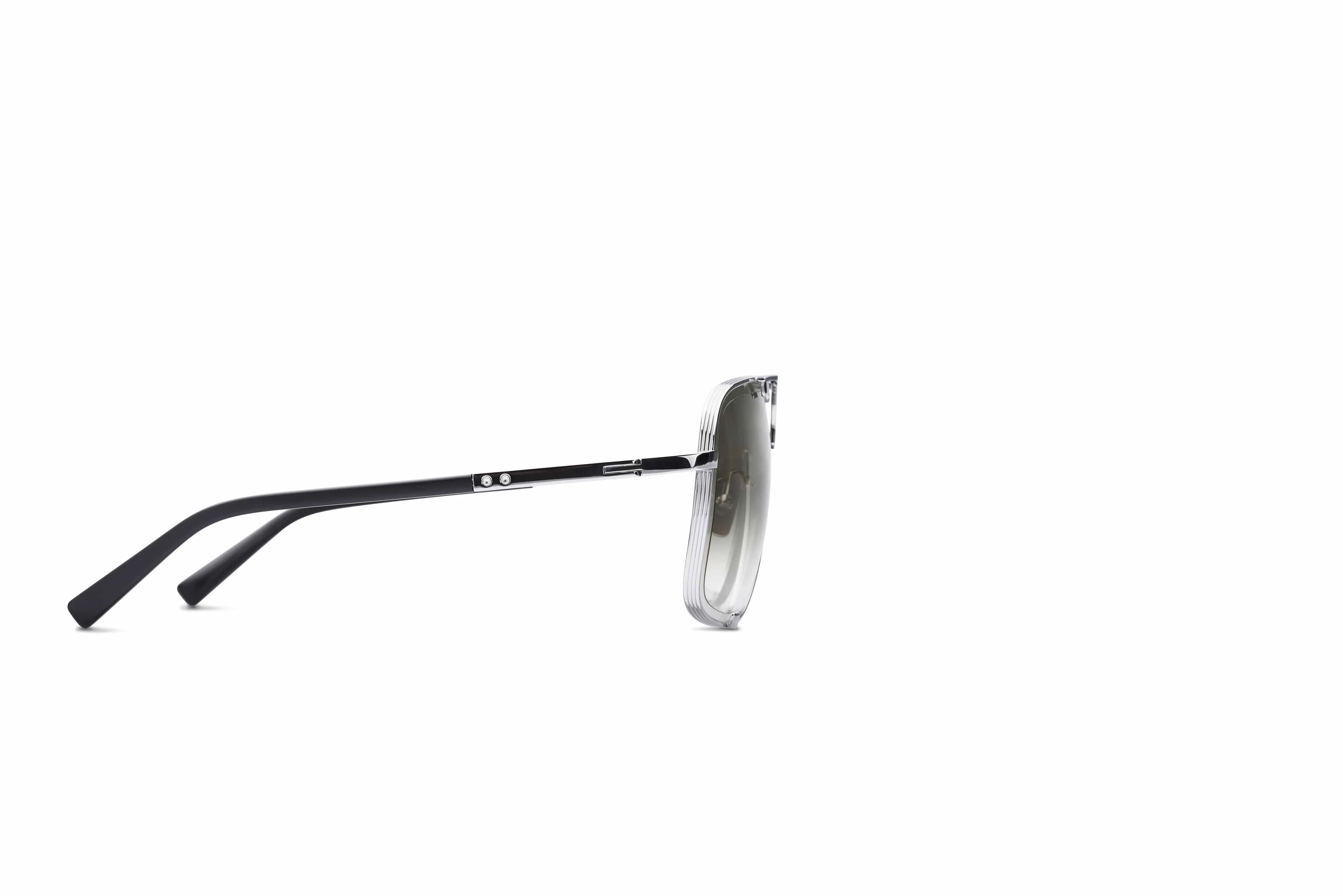Mach five DRX2087- G  black palladium & black iron/green gradient lens