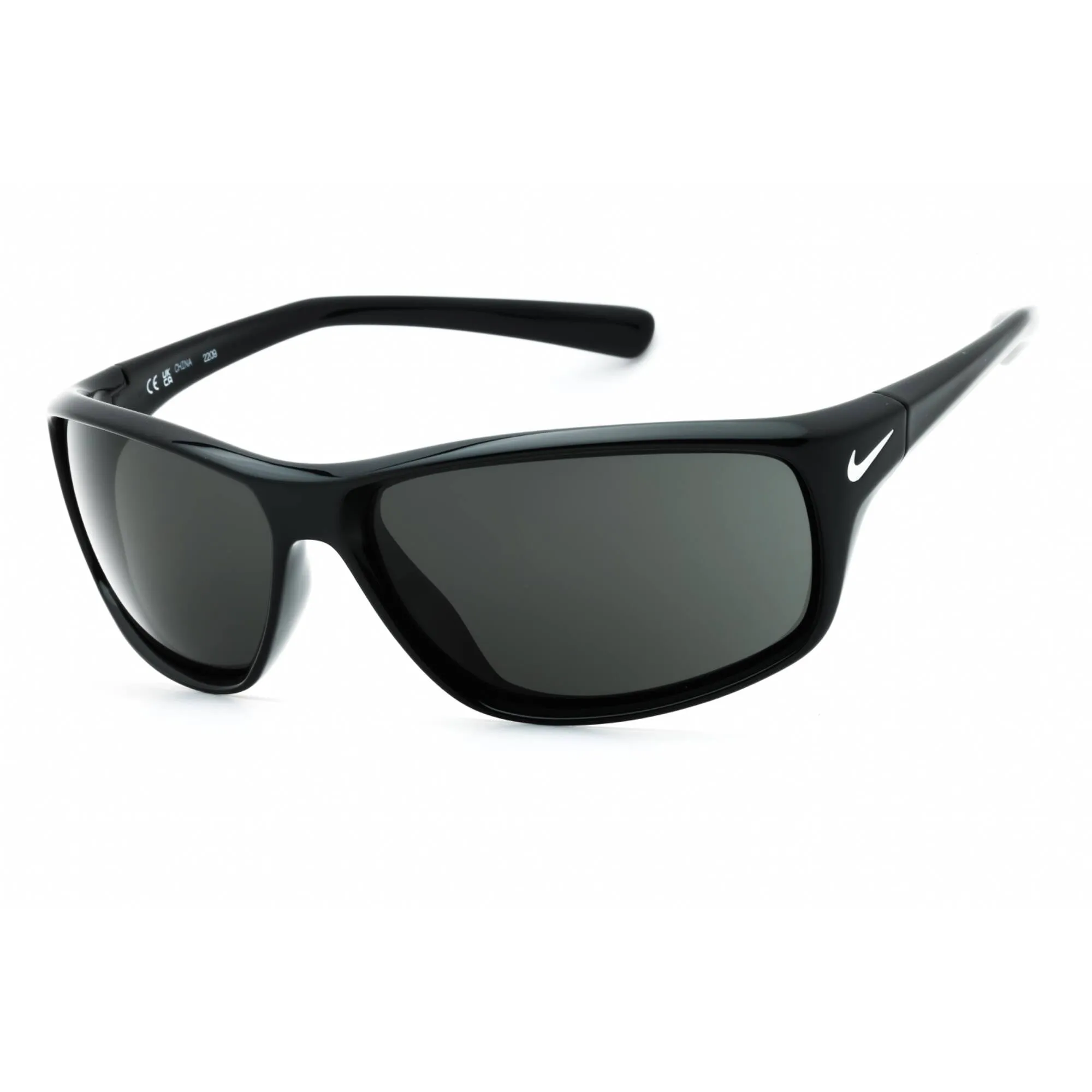 Nike Men's Sunglasses - Black Plastic Rectangular Frame | NIKE ADRENALINE FQ4602 001 Nike Sunglasses