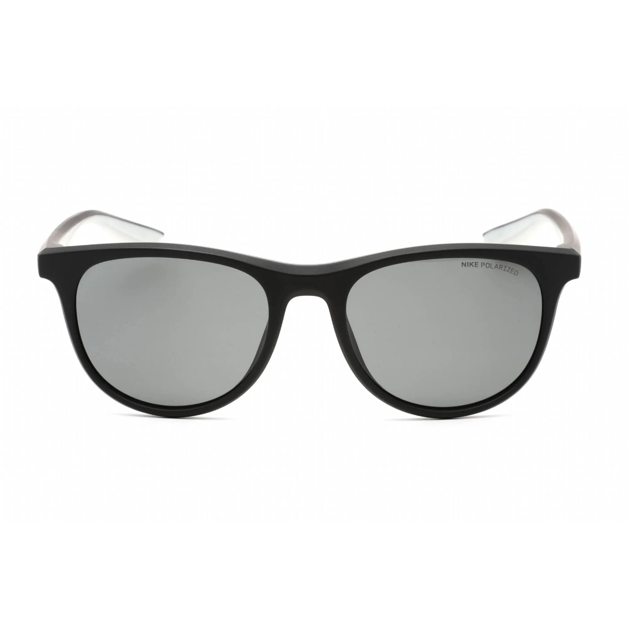 Nike Unisex Sunglasses - Full Rim Matte Black Plastic Round | NIKE WAVE P DQ0838 011 Nike Sunglasses