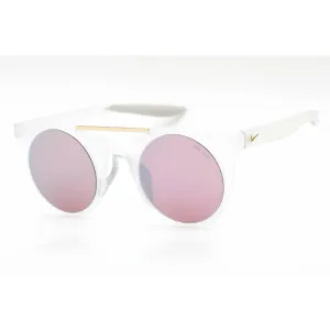 Nike Unisex Sunglasses - Matte Clear Plastic Round | NIKE BANDIT RISE 20 M CW7466 975 Nike Sunglasses