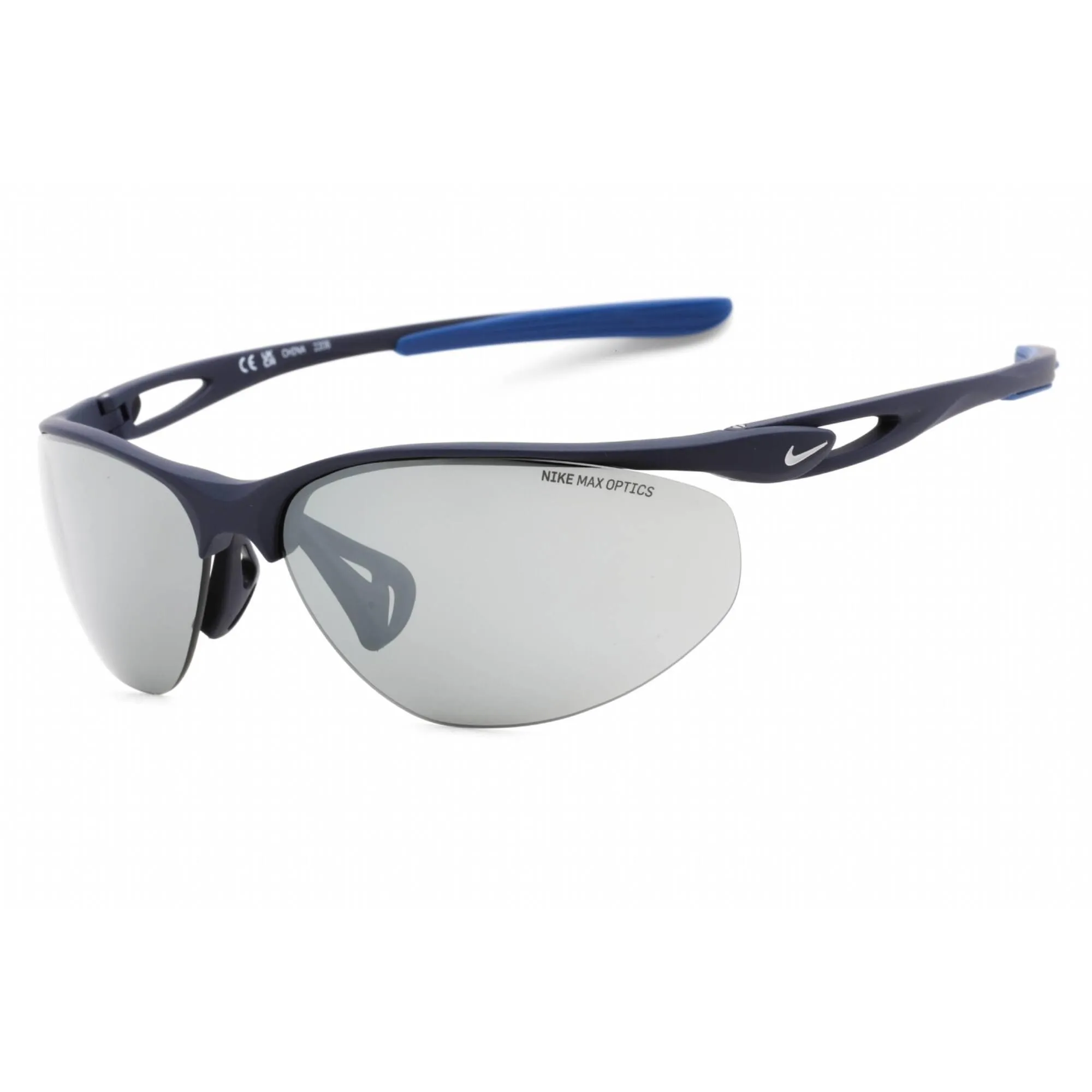 Nike Unisex Sunglasses - Matte Midnight Navy Acetate Oval | NIKE AERIAL DZ7352 410 Nike Sunglasses