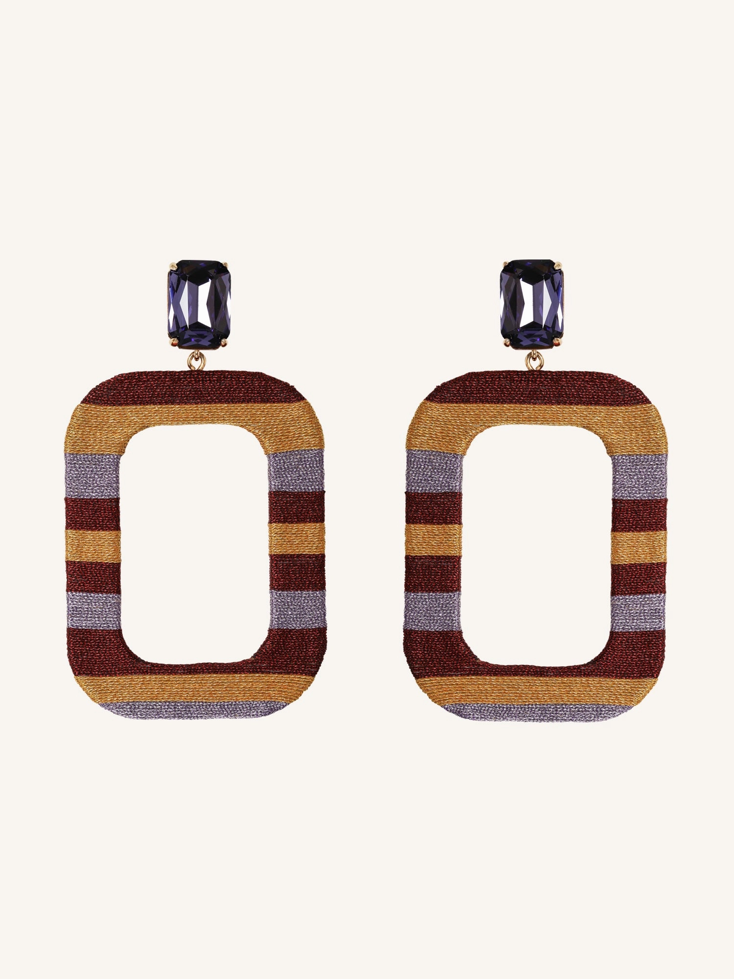 Paris Hoops in Burgundy
