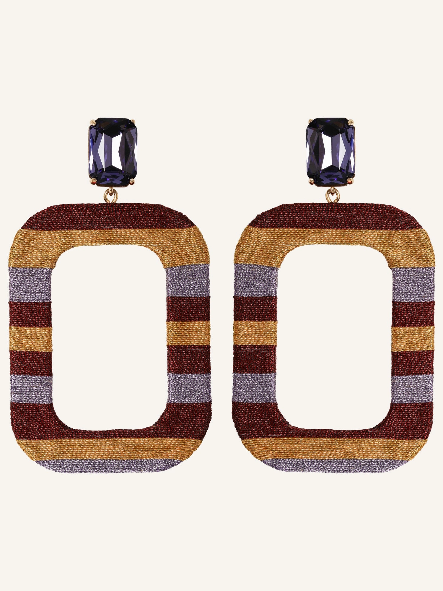 Paris Hoops in Burgundy