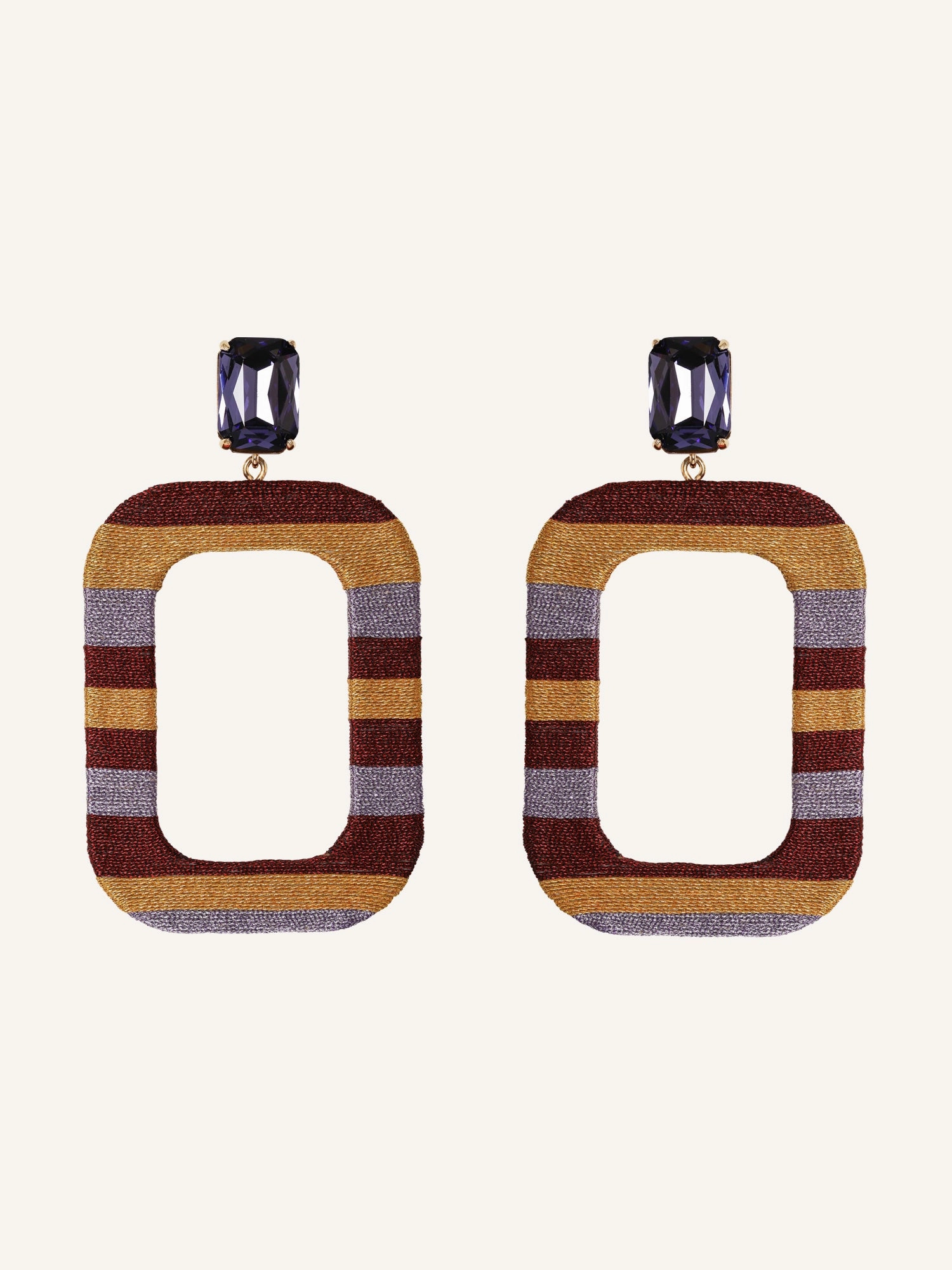 Paris Hoops in Burgundy