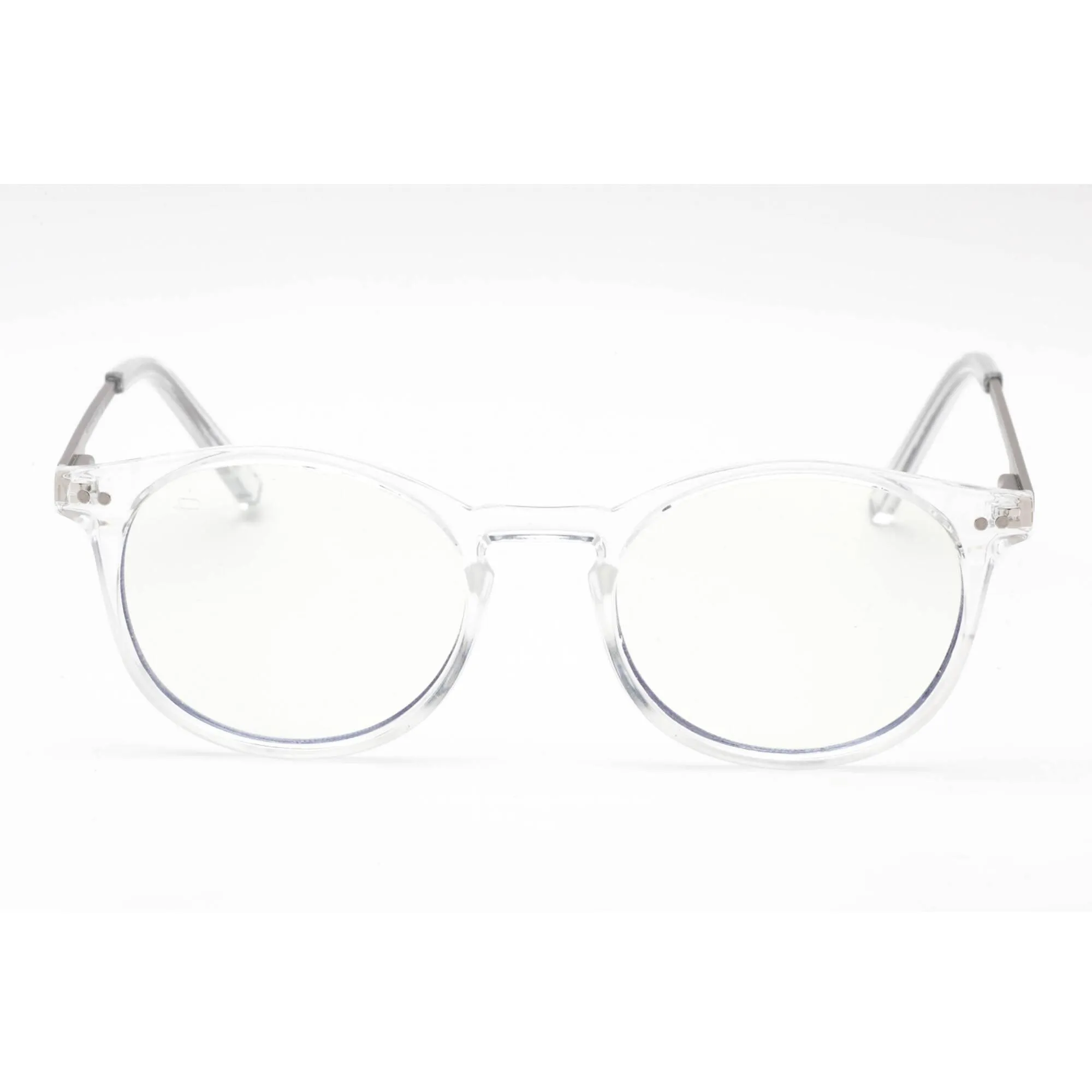 Prive Revaux Unisex Eyeglasses - Injected Propionate Frame | The Maestro Metal Crystal Prive Revaux	Blue Light Blocking Glasses