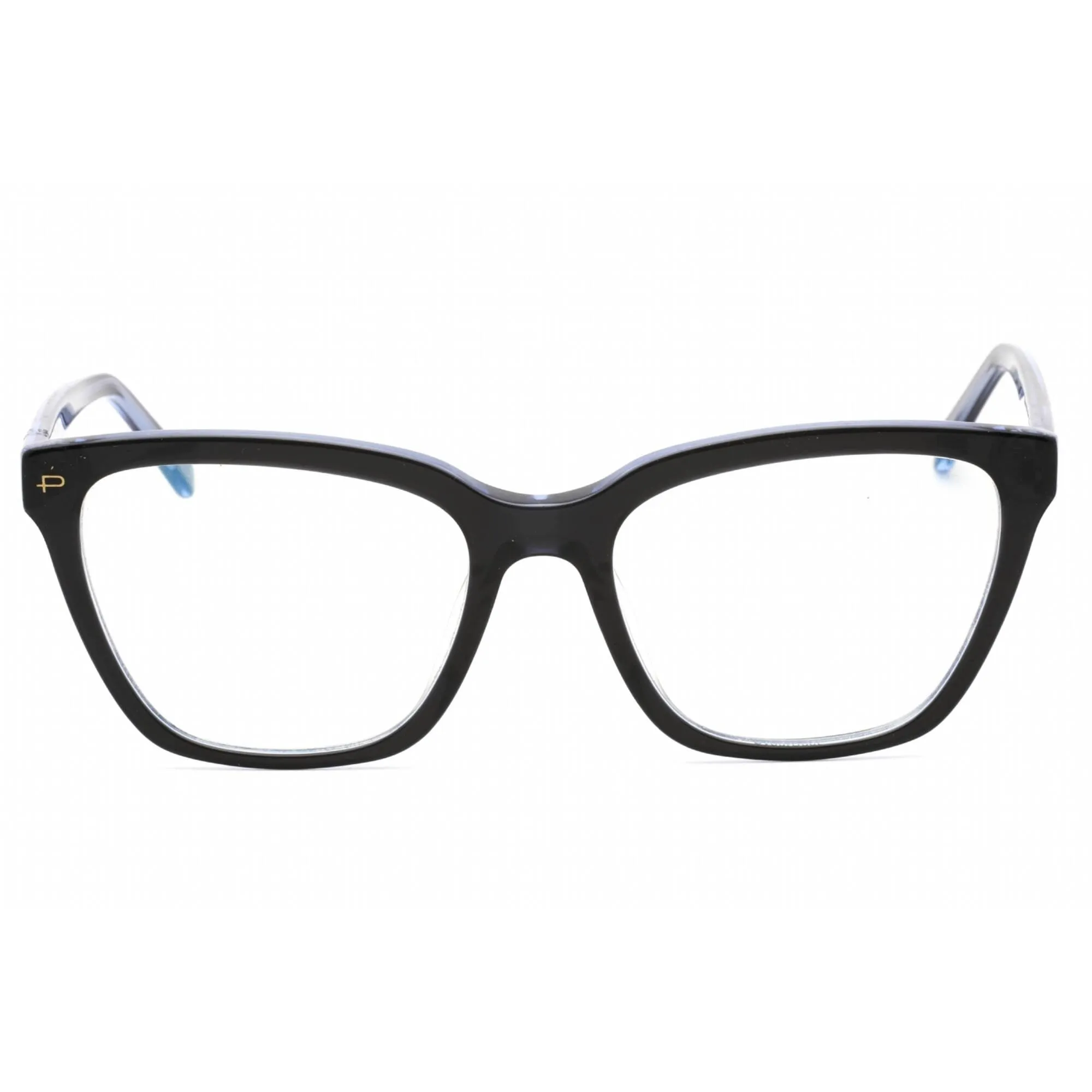Prive Revaux Women's Eyeglasses - Plastic Cat Eye Frame | Holly Caviar Black/Sky Blue Prive Revaux	Blue Light Blocking Glasses