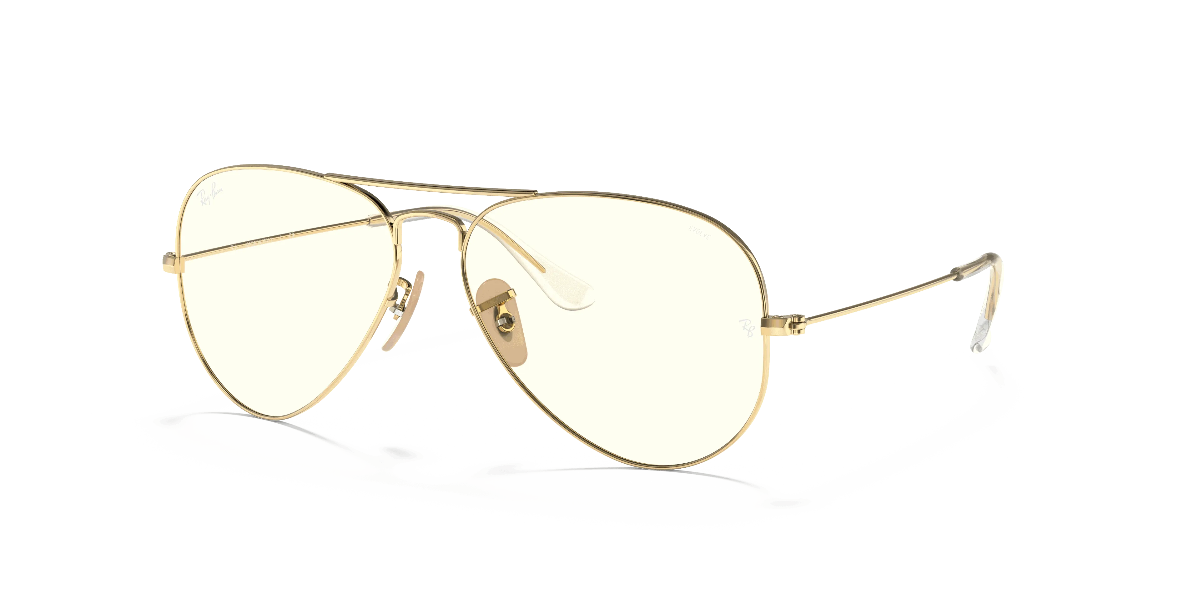 RayBan AVIATOR CLEAR EVOLVE