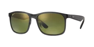 RB4264 876/60 trans grey/green mirror polarised