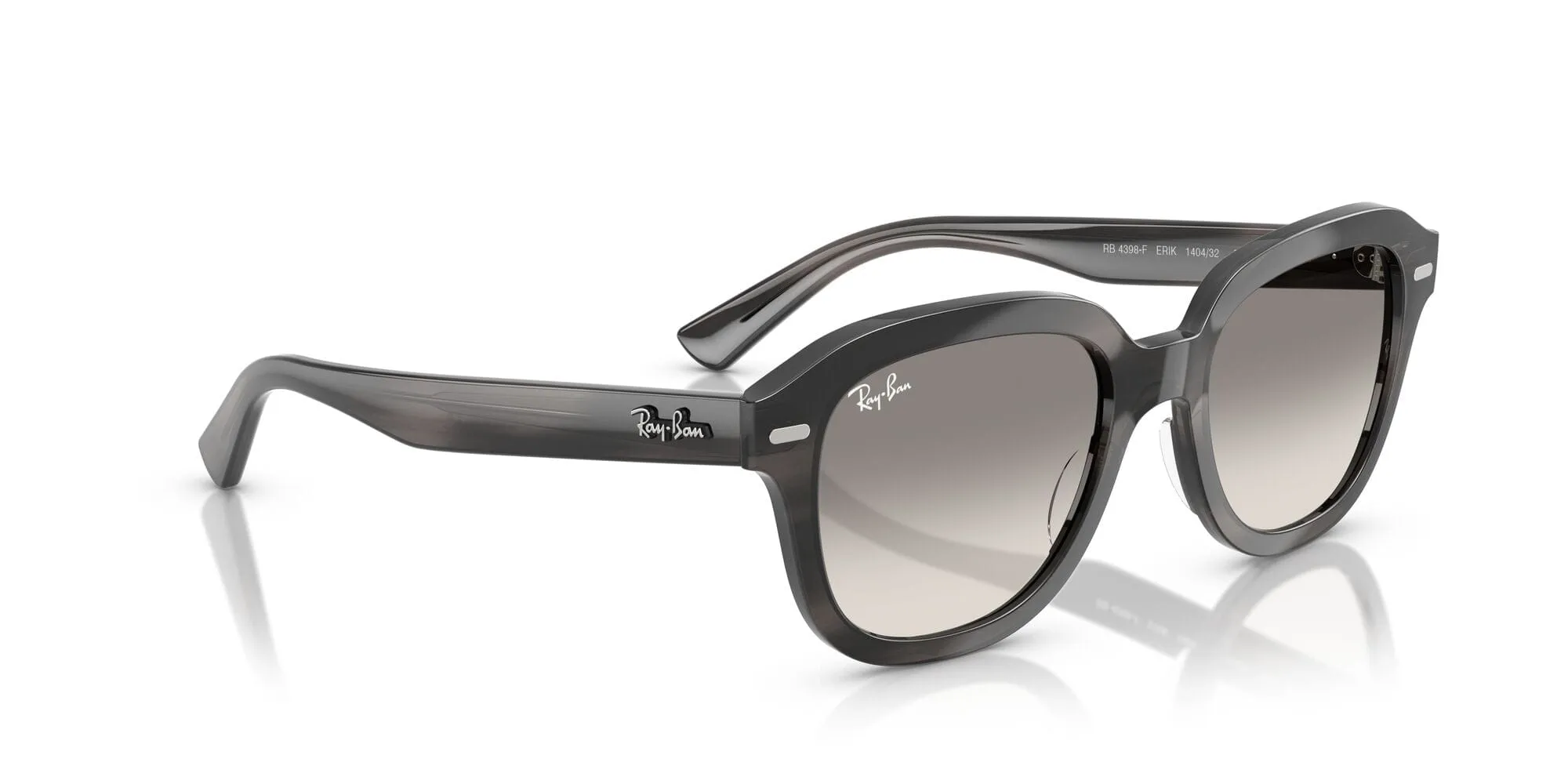 RB4398 140432 (53) striped grey/clear gradient grey lens