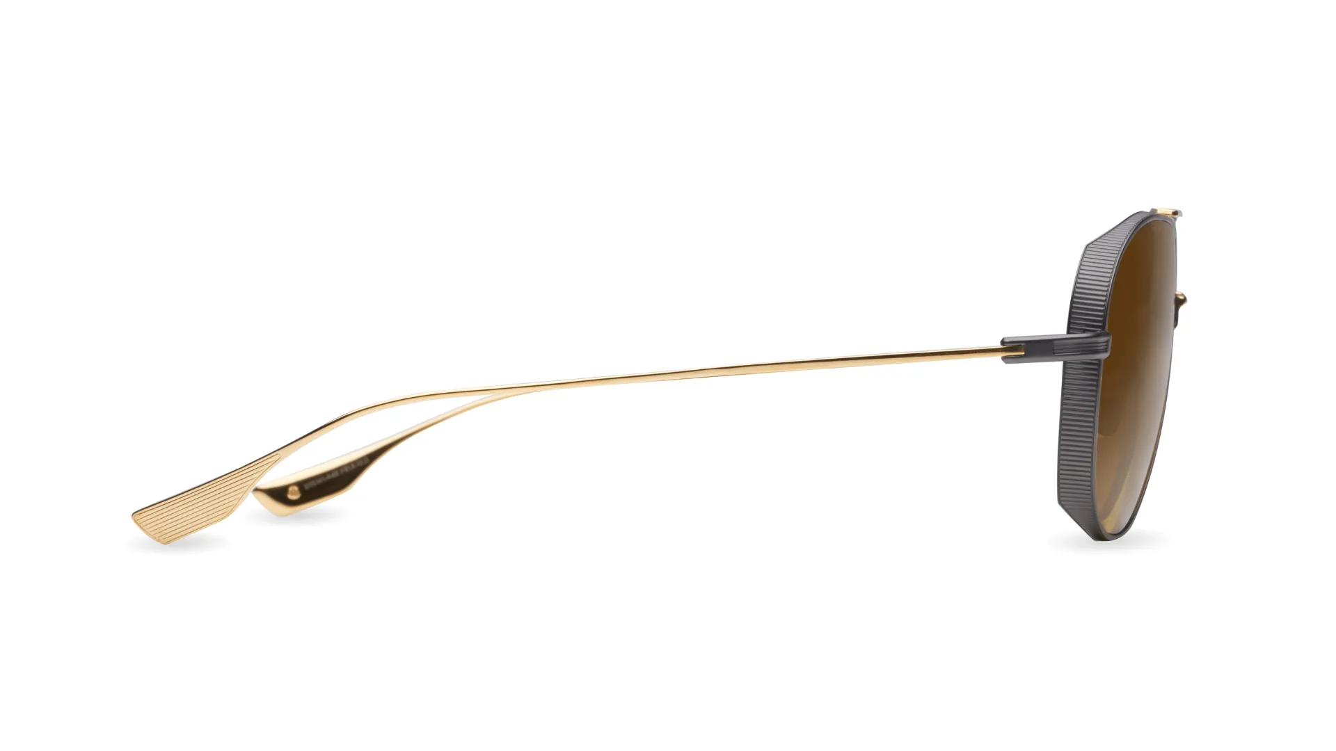Subsystem DTS141-A-02 black iron & gold/amber lens