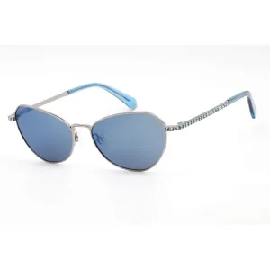 Swarovski Women's Sunglasses - Blue Mirror Lens Cat Eye Shape Frame | SK0386 14X Versace Sunglasses