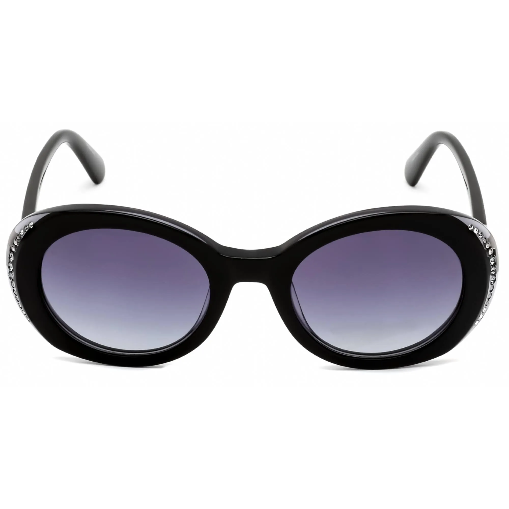 Swarovski Women's Sunglasses - Full Rim Black Plastic Oval Shape Frame | SK0281/S 05B Versace Sunglasses