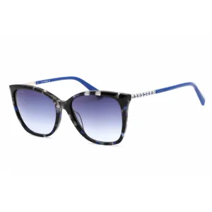 Swarovski Women's Sunglasses - Full Rim Colored Havana Plastic Cat Eye | SK0310 55W Versace Sunglasses