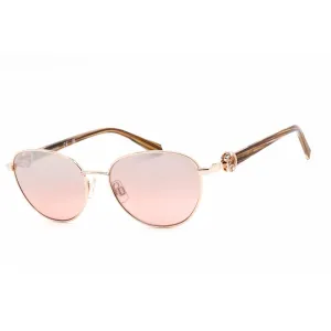 Swarovski Women's Sunglasses - Full Rim Shiny Rose Gold Metal Cat Eye | SK0205 28U Versace Sunglasses