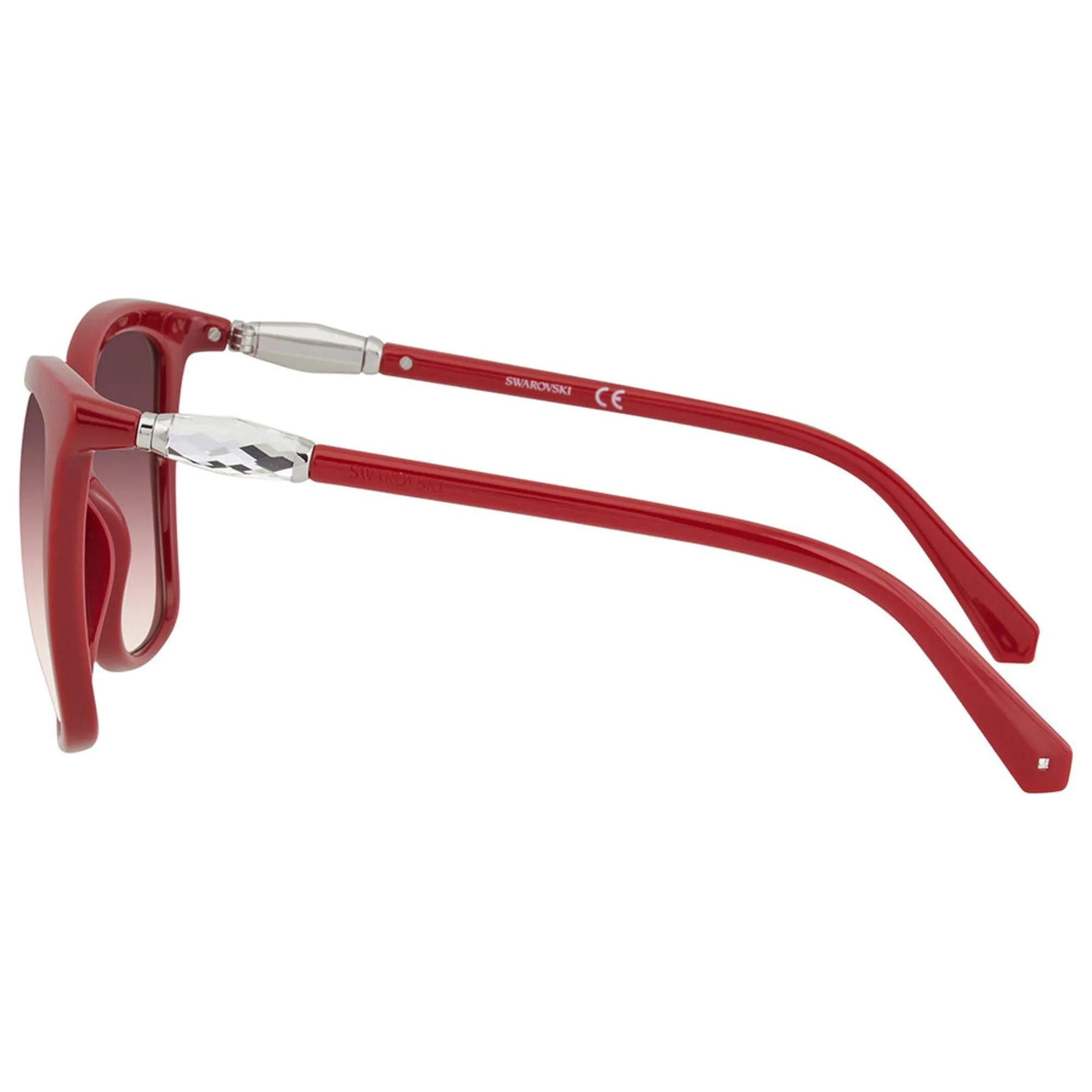 Swarovski Women's Sunglasses - Gradient Bordeaux Lens Shiny Bordeaux | SK0227 69T Versace Sunglasses