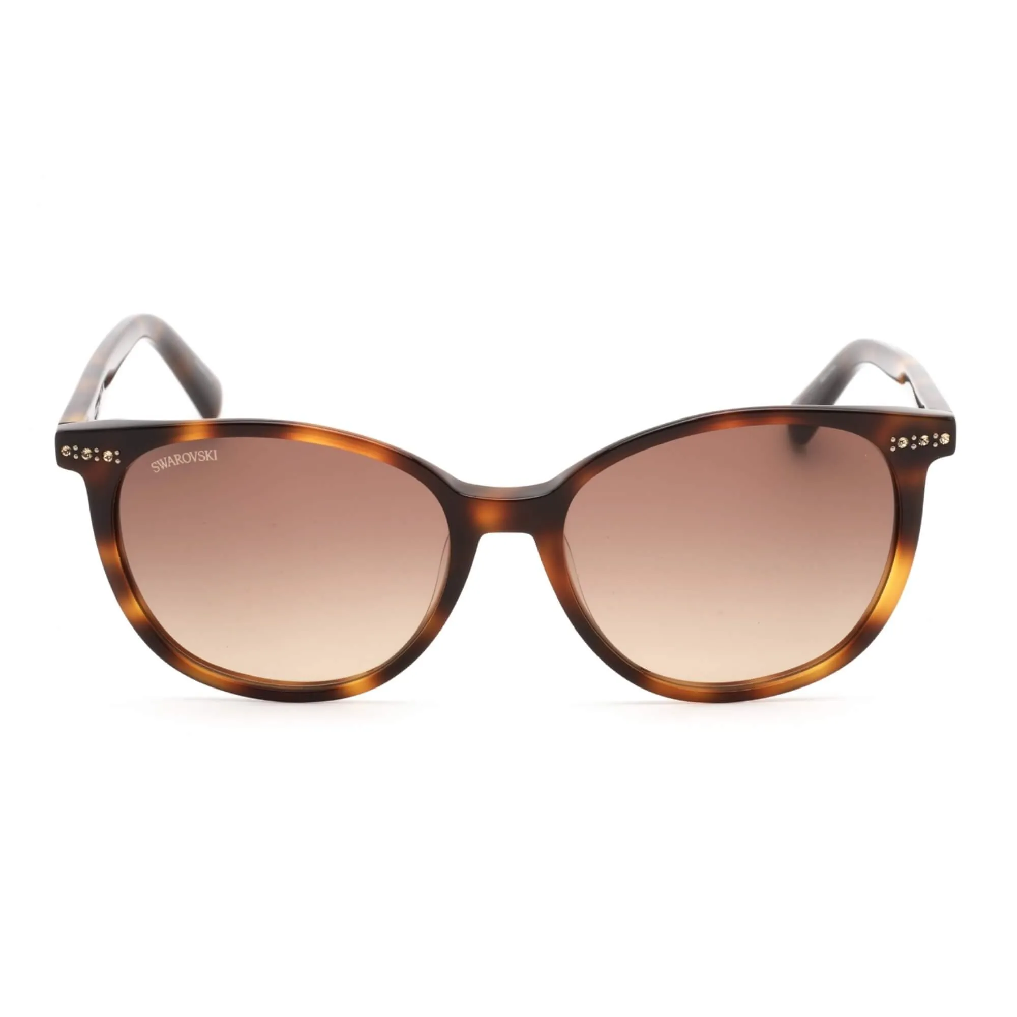 Swarovski Women's Sunglasses - Gradient Brown Lens Cat Eye Shape Frame | SK0354 52F Versace Sunglasses